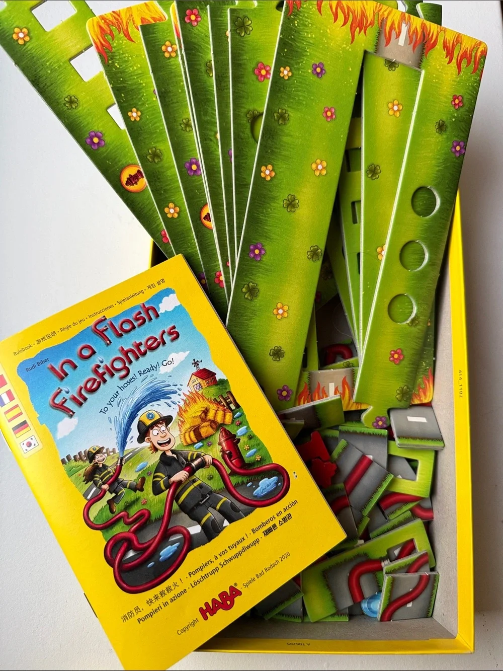 HABA In a Flash Firefighters Kids Game - Yellow